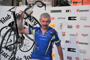 Krzysztof Wiktorowski odbiera nagrodę główną