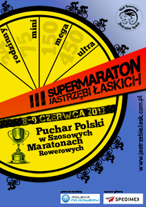 III Supermaraton Jastrzębi Łaskich - plakat